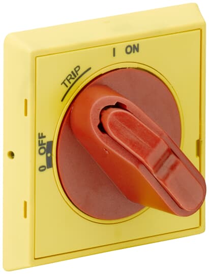 MSHD-LTY Handle, IP64, red/yellow, (Sarı/Kır.Döner Kur.Kolu Motor Koruma Şalteri İçin)