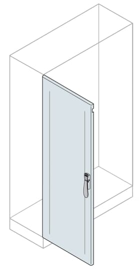 Düz Çift Kapı Uygulaması, 1800X400 (IS2 - Dikili Tip Modüler Pano İçin (IP65))