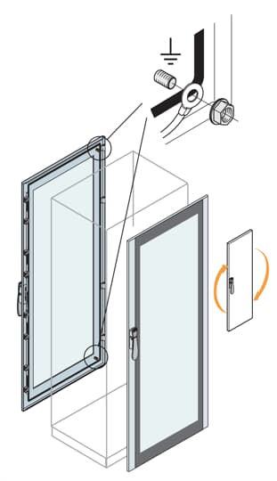 Cam Ön Kapı, 2200X600 (IS2 - Dikili Tip Modüler Pano İçin (IP65))