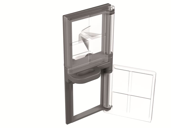 PLC Asma Kilit Aksesuarı (PLC E2.2..E6.2 Açık pozisyonda kilitlenen asma kilit aksesuarı  D=4mm)