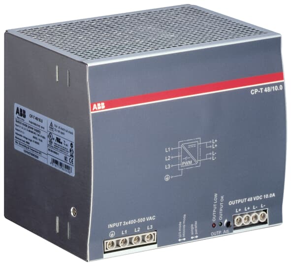 CP-T 48/10.0   (3X400-500VAC Giriş 24VDC Çıkış 5A Güç Kaynağı)