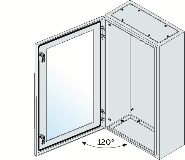 Cam kapılı panolar, 1200X600X300 (SR-Duvar Tipi Monoblok Pano İçin (IP65))